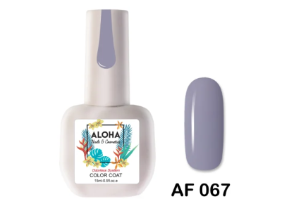 Aloha Ημιμόνιμο AF067 Silky Grey-Απαλό Γκρι Μωβ 15ml