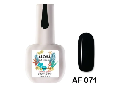 Aloha Ημιμόνιμο AF071 Black-Μαύρο 15ml - φωτογραφία προϊόντος 2