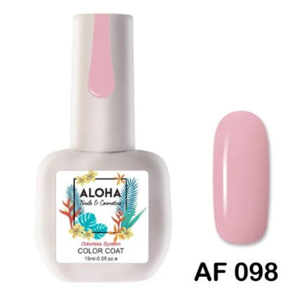Aloha Ημιμόνιμο AF098 Coral Pink-Ροζ Κοραλλί 15ml