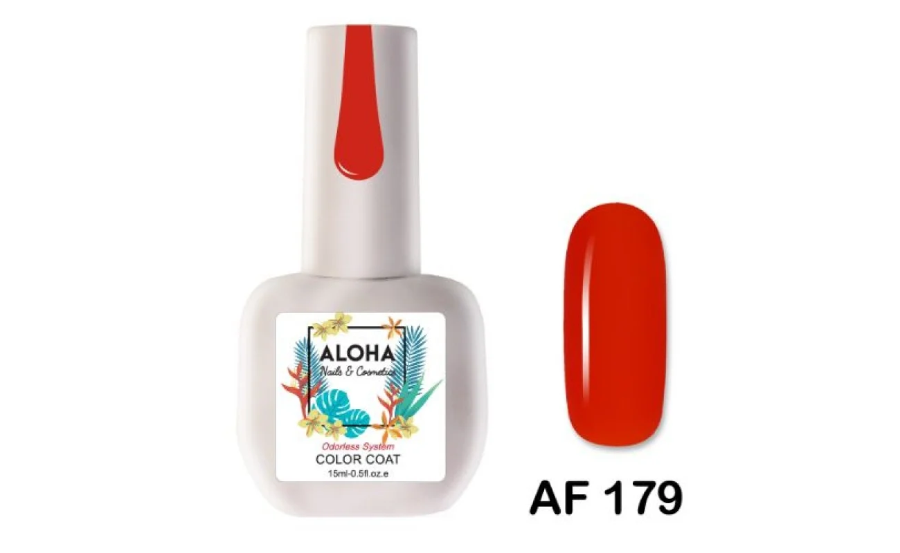 Aloha Ημιμόνιμο AF179 Lava Red-Κόκκινο Φλογερό 15ml