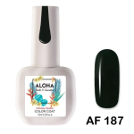 Aloha Ημιμόνιμο AF187 Dark Cypress Green-Σκούρο Κυπαρισσί 15ml - 2