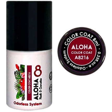 Aloha Ημιμόνιμο Κόκκινο Ρουμπίνι Α8216 8ml