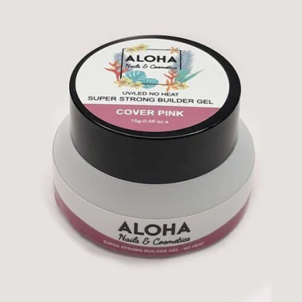 Aloha Super Strong Gel Χτισίματος No Heat Cover Pink Camouflage 15g