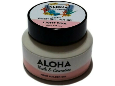 Aloha Fiber Builder Gel Νυχιών Light Pink 15gr