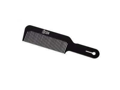 Barber Icon Flat Χτένα Μαλλιών Μαύρη - 2