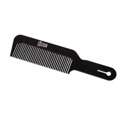 Barber Icon Flat Χτένα Μαλλιών Μαύρη
