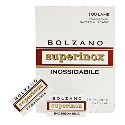 Bolzano Superinox Ανταλλακτικά Ξυραφάκια 20x5 τεμάχια