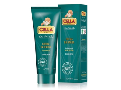 Cella Milano Shaving Cream In Tube Organic With Aloe Vera 150ml