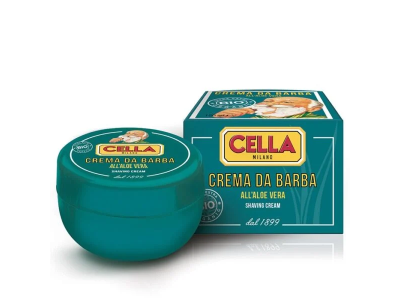 Cella Milano Shaving Cream Organic With Aloe Vera 150ml