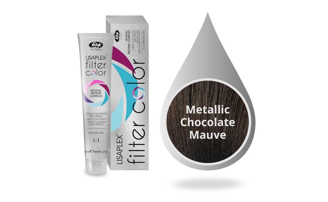 Lisap Milano Lisaplex Filter Color Metallic Chocolate Mauve 100ml