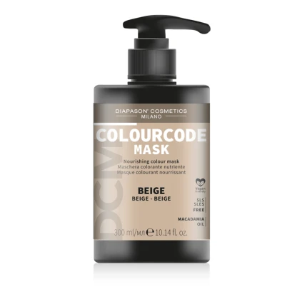 DCM Μάσκα με Χρώμα Color Code Mask Μπεζ 300ml