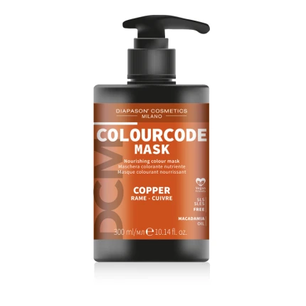 DCM Μάσκα με Χρώμα Color Code Mask Χάλκινο 300ml