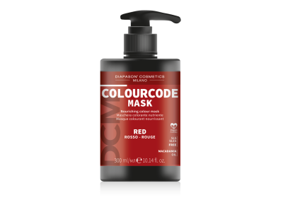 DCM Μάσκα με Χρώμα Color Code Mask Kόκκινο 300ml