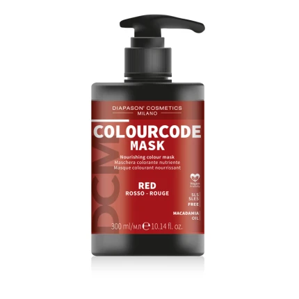 DCM Μάσκα με Χρώμα Color Code Mask Kόκκινο 300ml