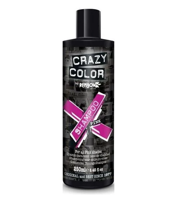 Crazy Color Shampoo Ροζ 250ml - ΒΑΦΕΣ-ΤΕΧΝΙΚΑ ΜΑΛΛΙΩΝ Crazy Color Shampoo Ροζ 250ml