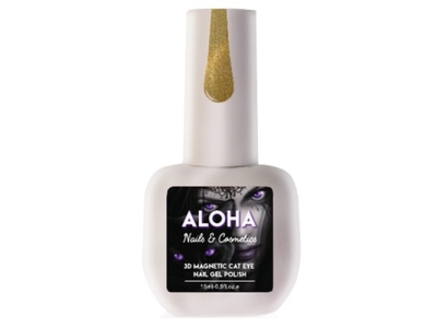 Aloha Ημιμόνιμο 3D Magnetic Cat Eye CT001 Χρυσό 15ml