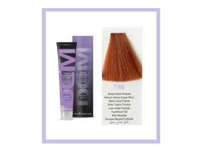 DCM Ammonia Free Βαφή Μαλλιών Copper 7/66 Ξανθό Χάλκινο Έντονο 100ml