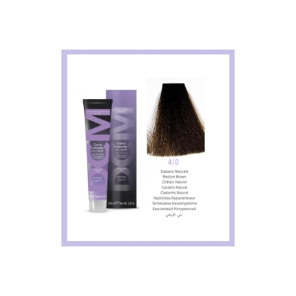 DCM Ammonia Free Βαφή Μαλλιών Natural 4/0 Καστανό Φυσικό 100ml