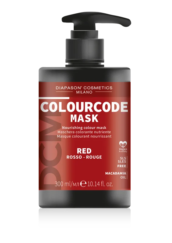 DCM Μάσκα με Χρώμα Color Code Mask Kόκκινο 300ml - ΕΙΔΗ ΚΟΜΜΩΤΗΡΙΟΥ DCM Μάσκα με Χρώμα Color Code Mask Kόκκινο 300ml