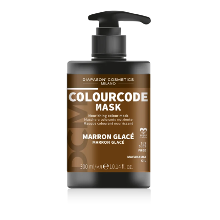 DCM Μάσκα με Χρώμα Color Code Mask Marron Glace 300ml