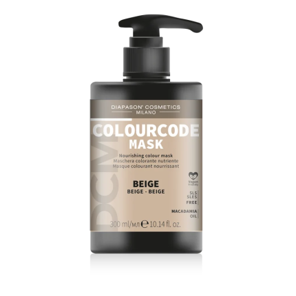 DCM Μάσκα με Χρώμα Color Code Mask Μπεζ 300ml
