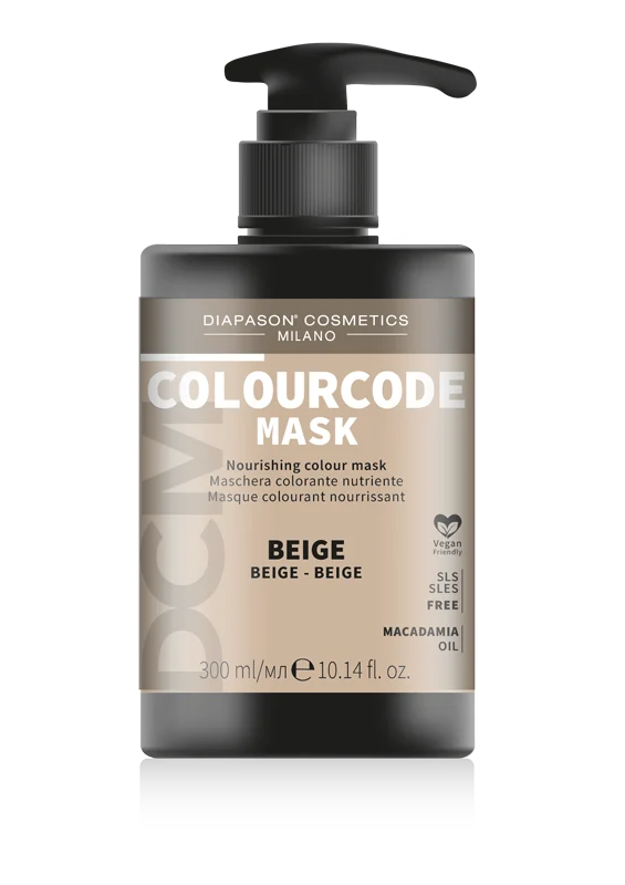 DCM Μάσκα με Χρώμα Color Code Mask Μπεζ 300ml - ΕΙΔΗ ΚΟΜΜΩΤΗΡΙΟΥ DCM Μάσκα με Χρώμα Color Code Mask Μπεζ 300ml