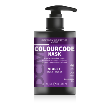 DCM Μάσκα με Χρώμα Color Code Mask Βιολετί 300ml