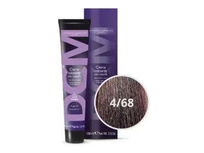 DCM Βαφή Μαλλιών 4/68 Καστανό Μεσαίο Χάλκινο Βιολέ 100ml