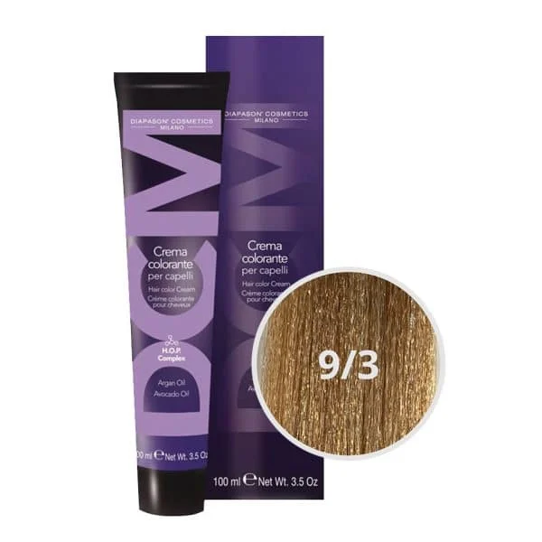 DCM Βαφή Μαλλιών Golden 9/3 Ξανθό Πολύ Ανοιχτό Χρυσό 100ml - DCM 100ml DCM Βαφή Μαλλιών Golden 9/3 Ξανθό Πολύ Ανοιχτό Χρυσό 100ml