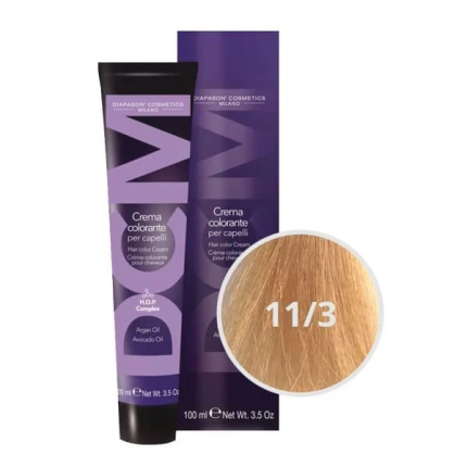 DCM Βαφή Μαλλιών Super Lightener 11/3 Extra Πολύ Ανοιχτό Ξανθό Χρυσό 100ml