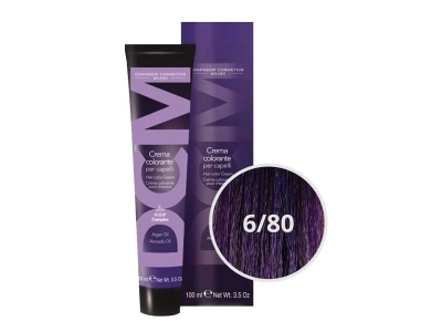 DCM Βαφή Μαλλιών Viole 6/80 Ξανθό Σκούρο Βιολέ Έντονο 100ml