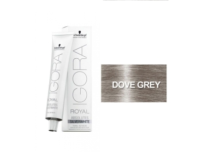 Schwarzkopf Igora Royal Silver White Βαφή Μαλλιών Dove Grey 60ml
