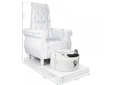 Επαγγελματική Πολυθρόνα Πεντικιούρ με Τζακούζι product image