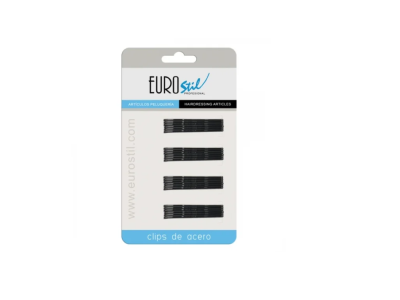 Eurostil Τσιμπιδάκια Μαύρα 24τμχ 01609-50 - 2