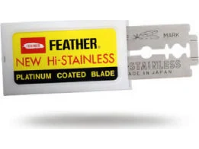 Feather Platinum Yellow Λεπίδες Ξυρίσματος 10τμχ - 2