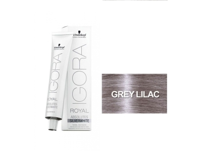 Schwarzkopf Igora Royal Silver White Βαφή Μαλλιών Grey Lilac 60ml