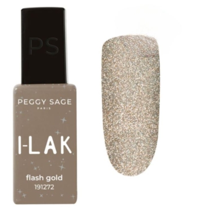 Peggy Sage I-LAK Ημιμόνιμο Βερνίκι Νυχιών Flash Gold 11ml