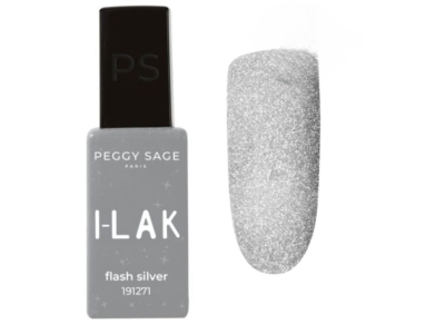 Peggy Sage I-LAK Ημιμόνιμο Βερνίκι Νυχιών Flash Silver 11ml