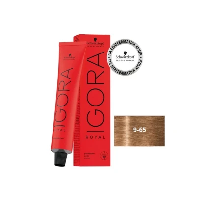 Schwarzkopf Igora Royal Βαφή Μαλλιών 9-65 Ξανθό Πολύ Ανοιχτό Μόκα 60ml