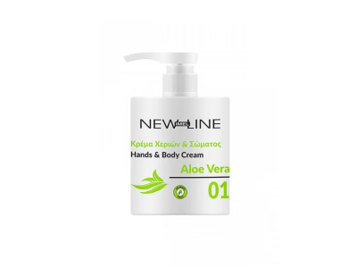 Imel New Line Κρέμα Σώματος & Χεριών Αλόη 500ml