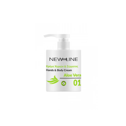 Imel New Line Κρέμα Σώματος & Χεριών Αλόη 500ml