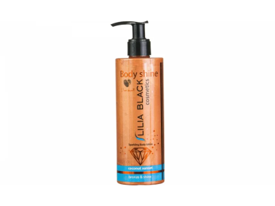 Lilia Black Γαλάκτωμα Με Γκλίτερ Coconut Sunset Bronze & Shine 300ML