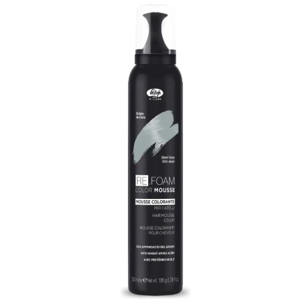 Lisap Milano Color Refoam - Steel Grey Αφρός Για Βαμμένα Μαλλιά