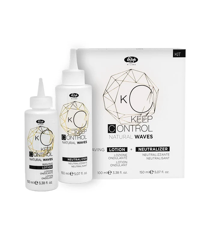 Lisap Milano KC Keep Control Natural Waves Kit Waving Lotion100ml & Neutralizer 150ml #Step3 & 4 500ml - ΒΑΦΕΣ-ΤΕΧΝΙΚΑ ΜΑΛΛΙΩΝ Lisap Milano KC Keep Control Natural Waves Kit Waving Lotion100ml & Neutralizer 150ml #Step3 & 4 500ml