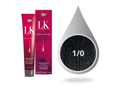 Lisap Milano OPC Βαφή Μαλλιών 1/0 Μαύρο  100ml product image