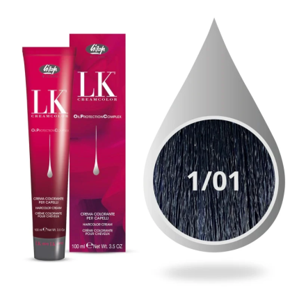 Lisap Milano OPC Βαφή Μαλλιών 1/01 Μαύρο Μπλε 100ml