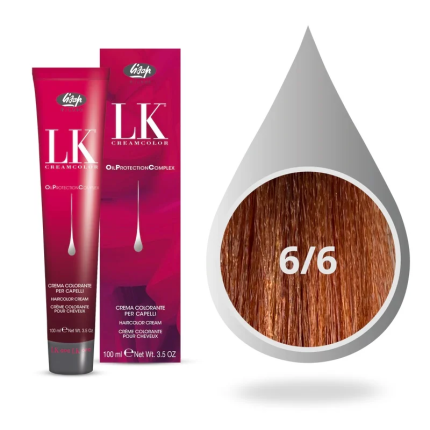 Lisap Milano OPC Βαφή Μαλλιών 6/6 Ξανθό Σκούρο Χάλκινο 100ml