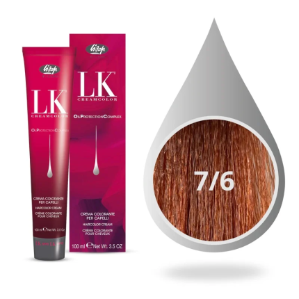 Lisap Milano OPC Βαφή Μαλλιών 7/6 Ξανθό Χάλκινο 100ml