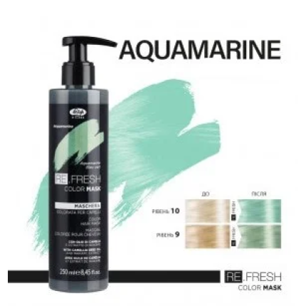Lisap Milano Refresh Μάσκα-Χρώμα Aquamarine 250ml