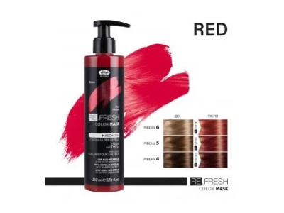 Lisap Milano Refresh Μάσκα-Χρώμα Red 250ml